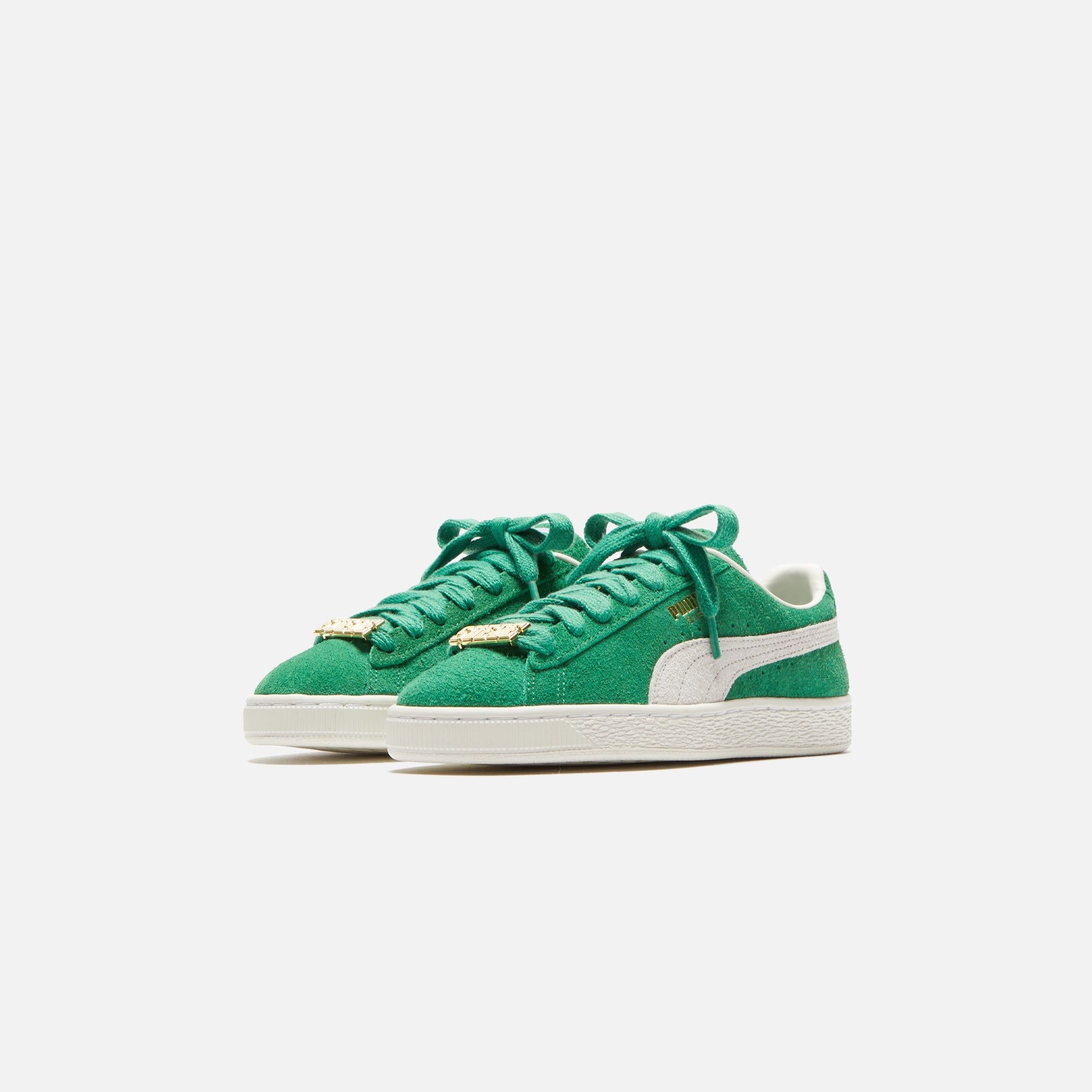 Puma Suede Fat Lace - Archive Green / Warm White sold by Kith product image thumbnail 2