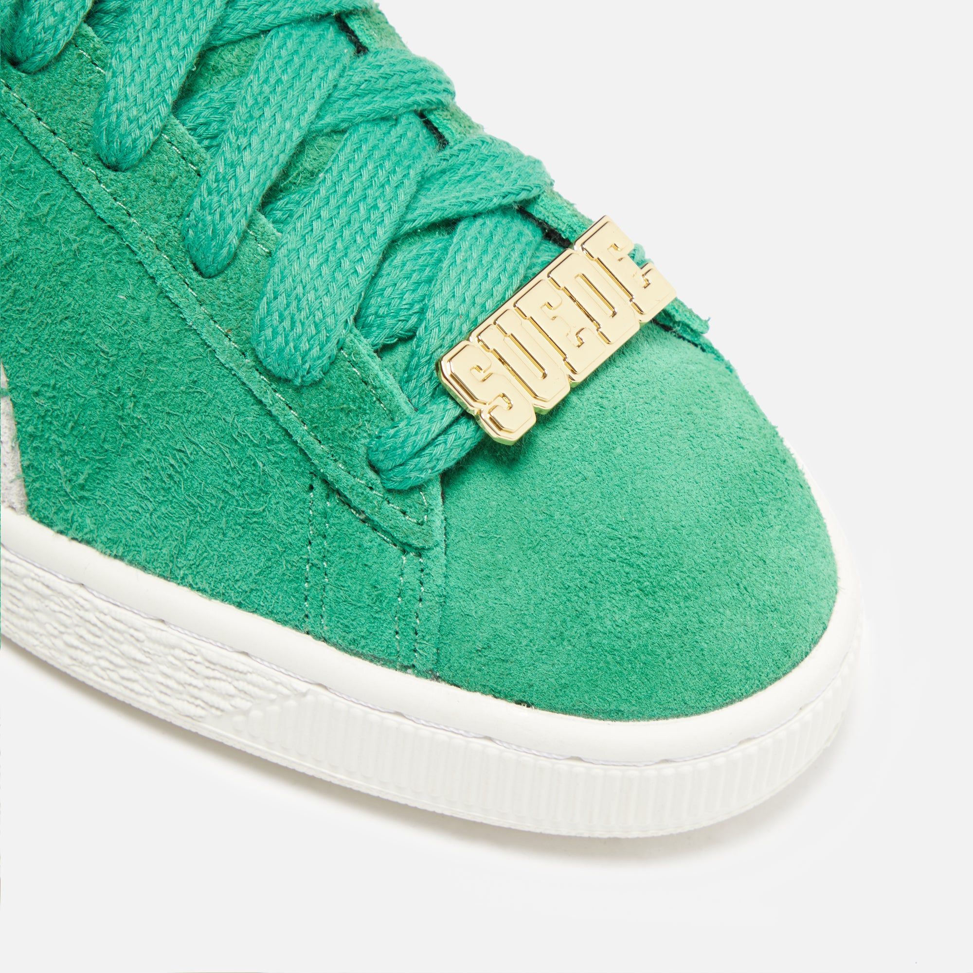 Puma Suede Fat Lace - Archive Green / Warm White sold by Kith product image thumbnail 5