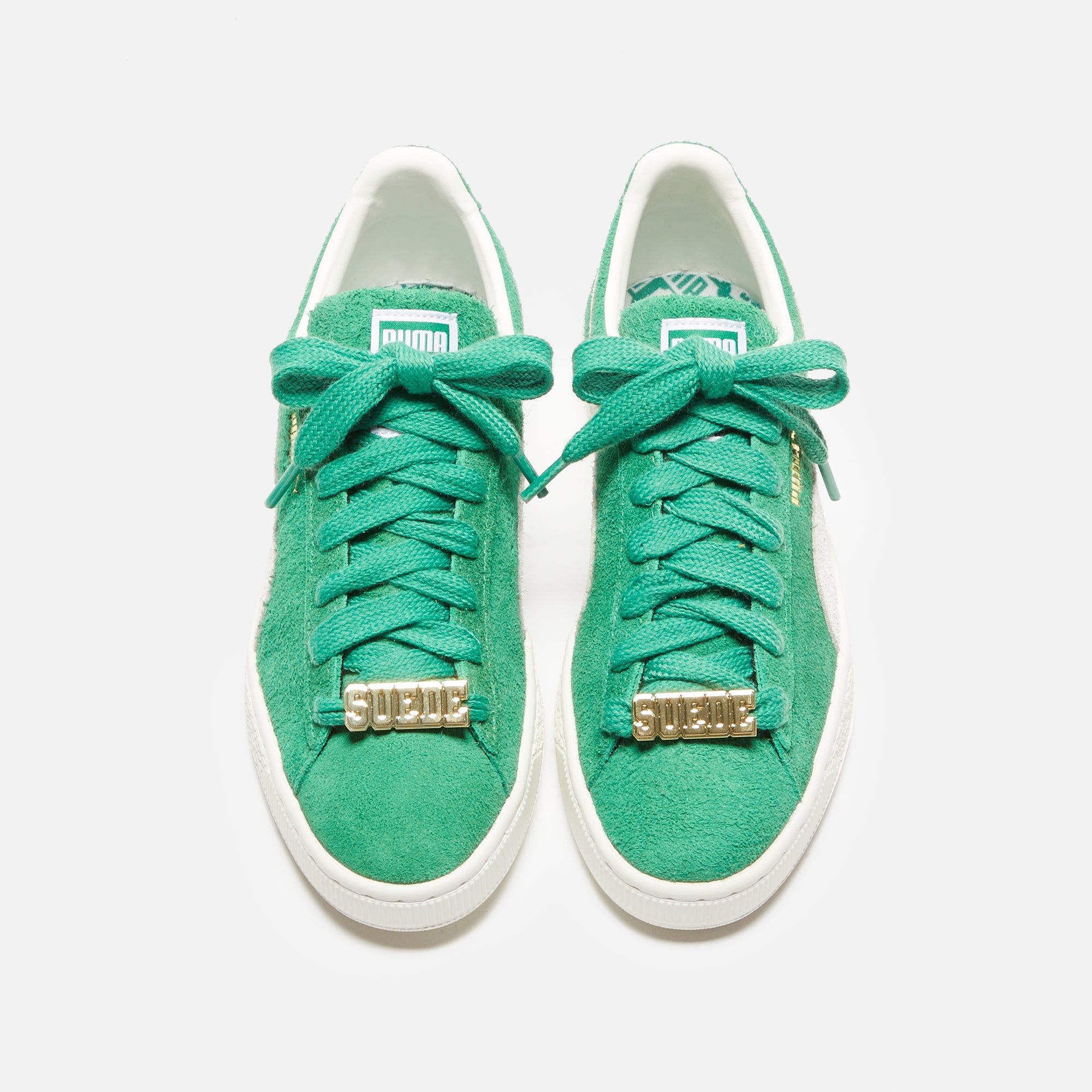 Puma Suede Fat Lace - Archive Green / Warm White sold by Kith product image thumbnail 4