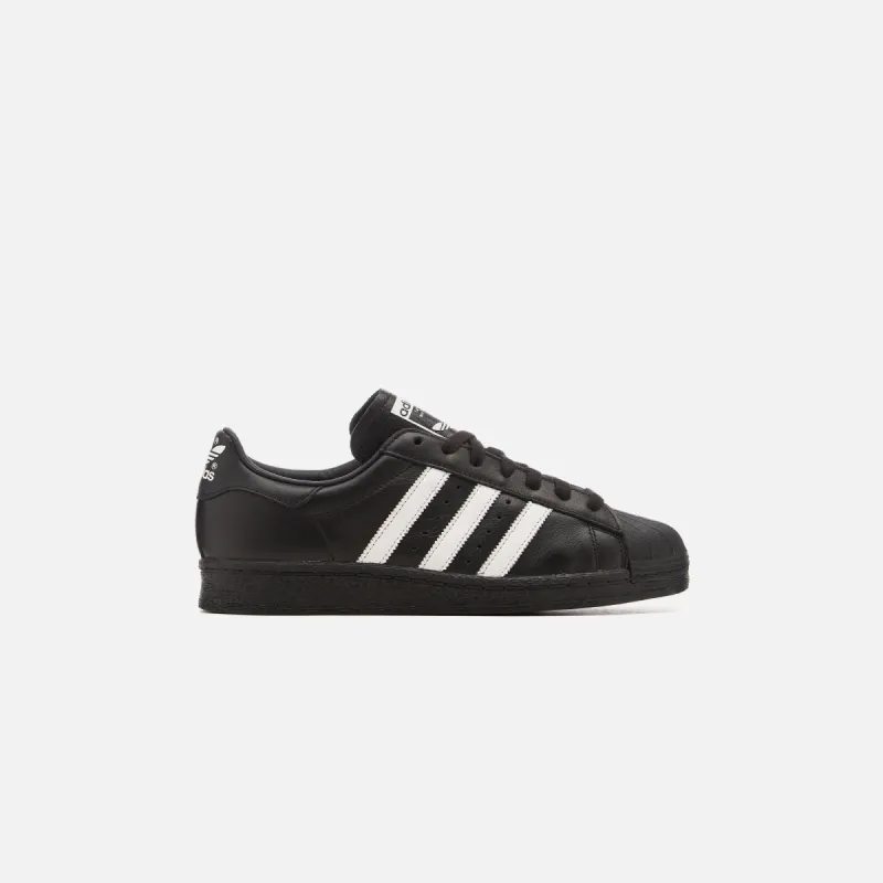 adidas Originals Superstar 82 - Core Black / White / Core Black sold by Kith