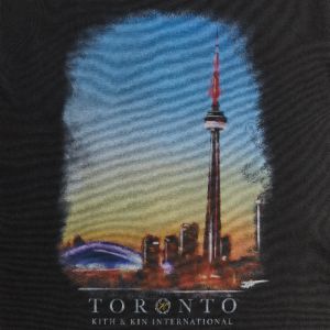 ☆ KITH Toronto Skyline vintage tee コラボTシャツ ☆ Kith Toronto Skyline Vintage Tee - Black | Parallel