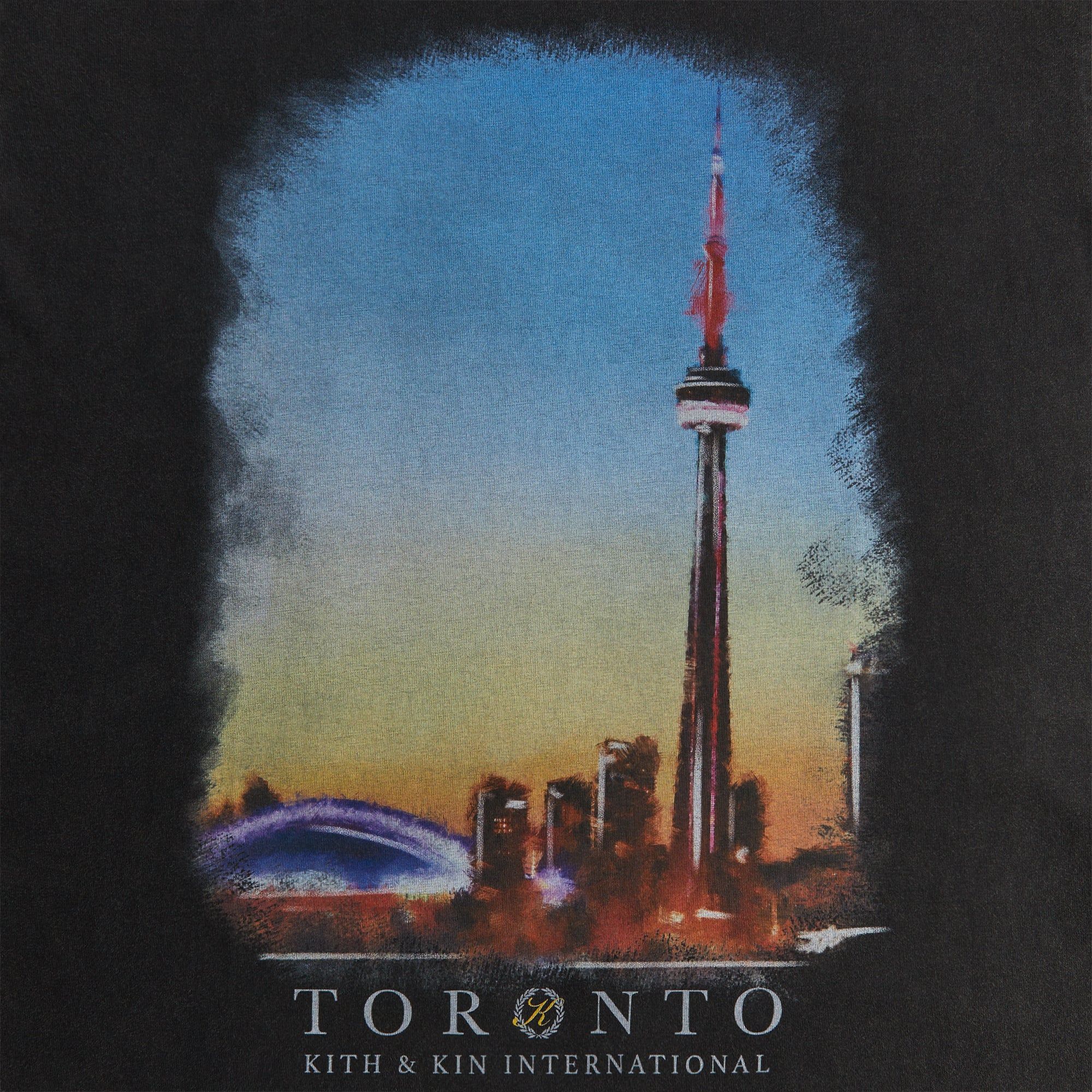Kith Toronto Skyline Vintage Tee - Black | Parallel