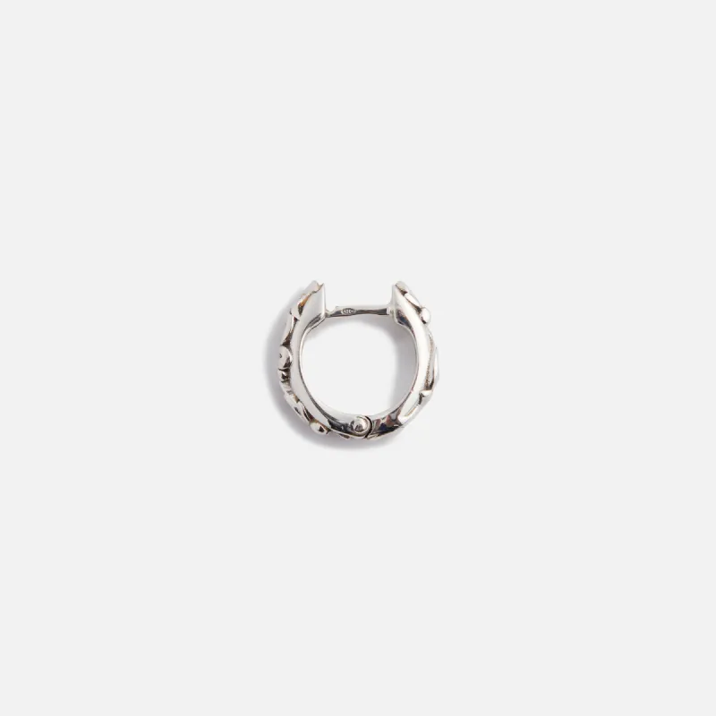 Emanuele Bicocchi Arabesque Hoop Single Earring - Silver sold by Kith