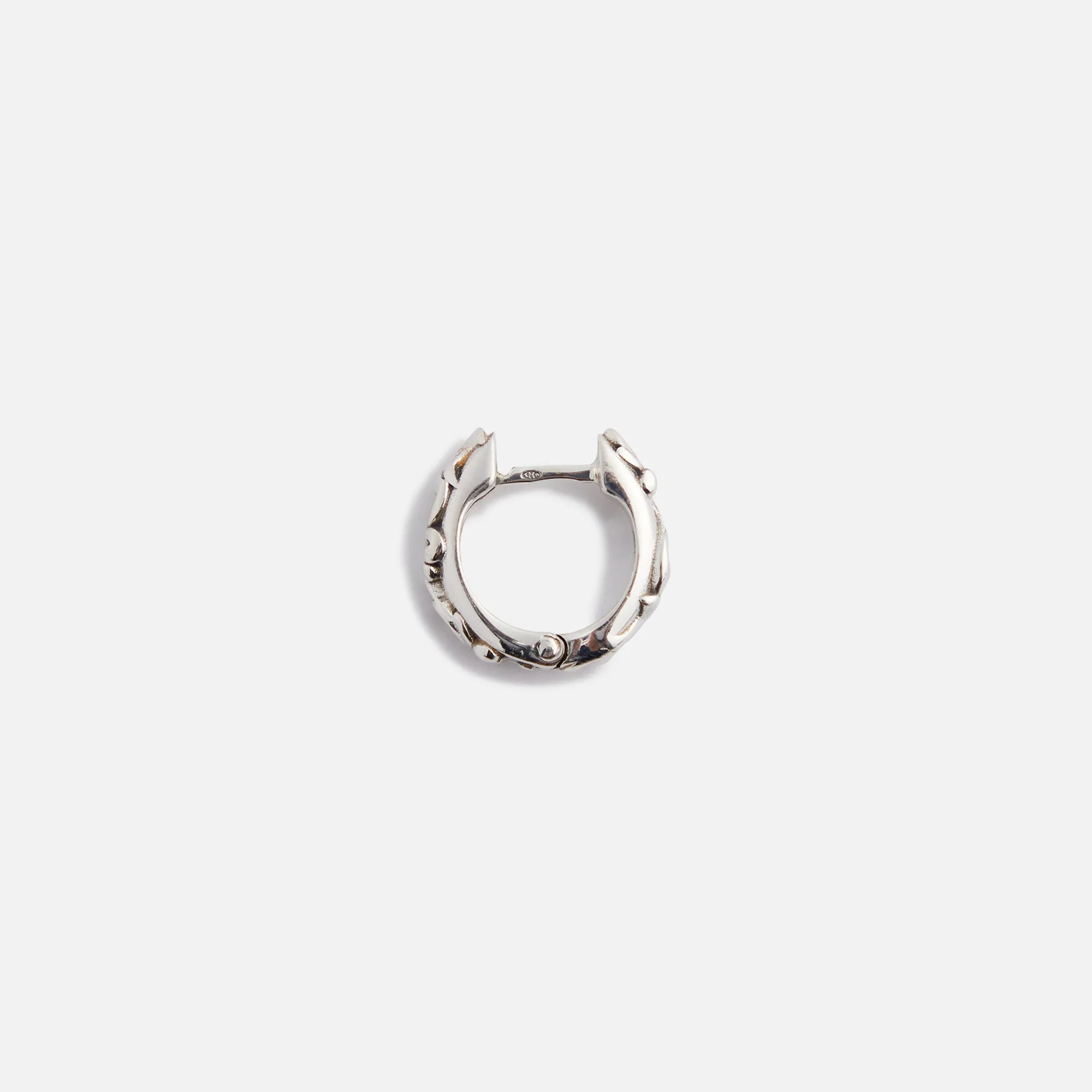 Emanuele Bicocchi Arabesque Hoop Single Earring - Silver sold by Kith