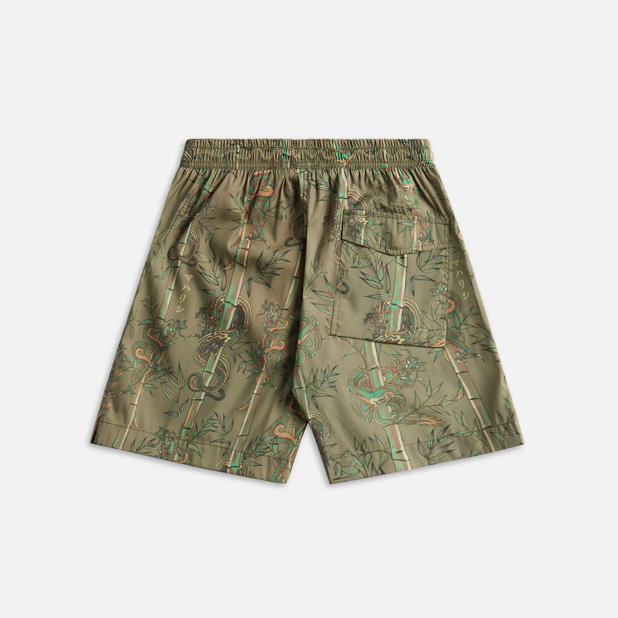 Maharishi Dragon Bamboo Swim Shorts - Olive sold by Kith product image thumbnail 2