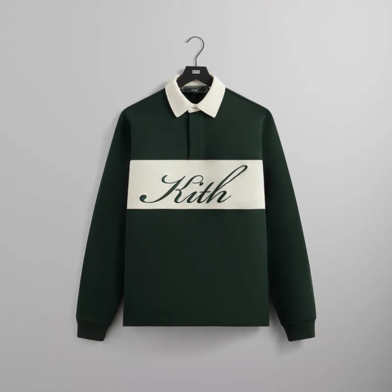 Kith Long Sleeve Rugby Polo - Stadium sold by Kith