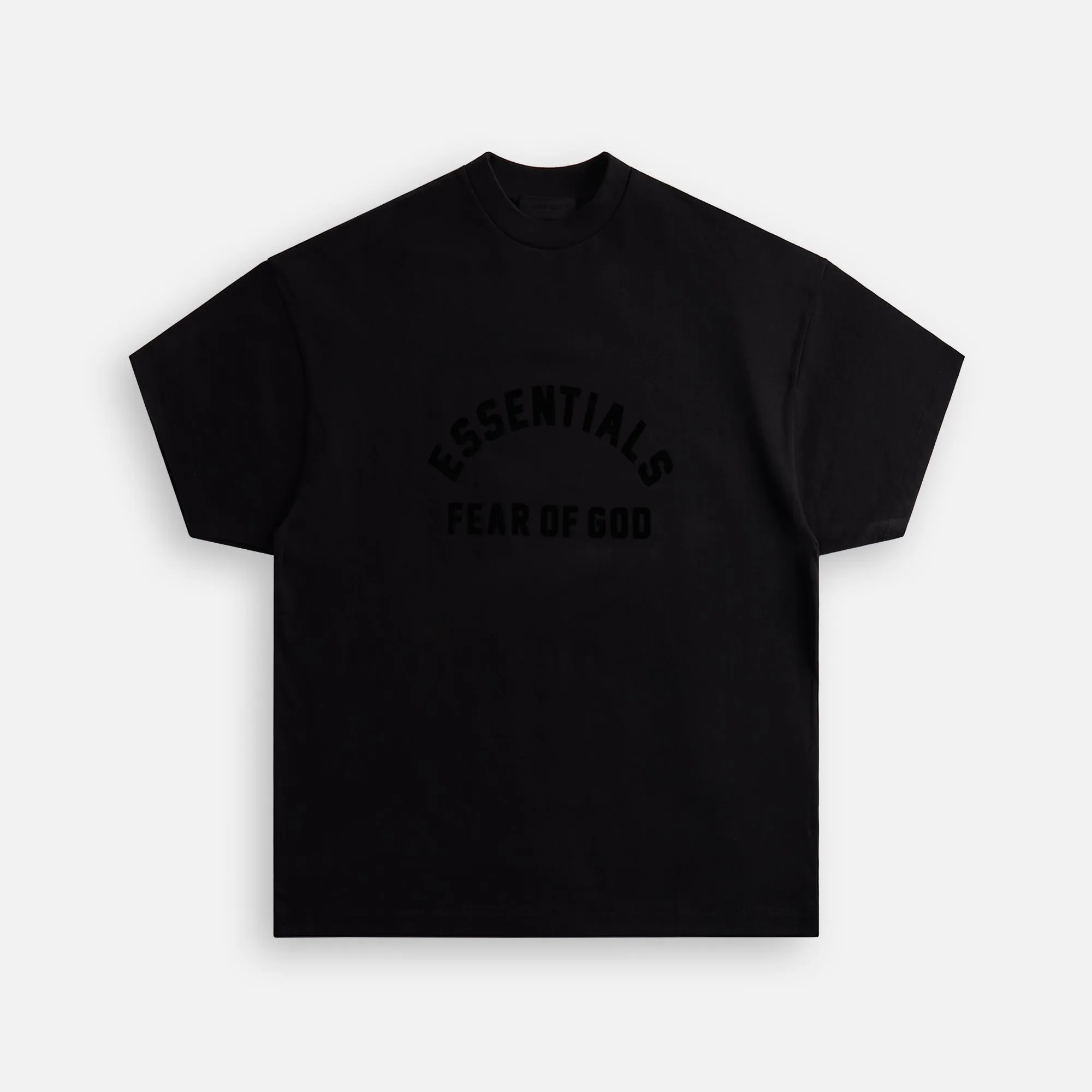 Essentials Crewneck Tee - Jet Black sold by Kith
