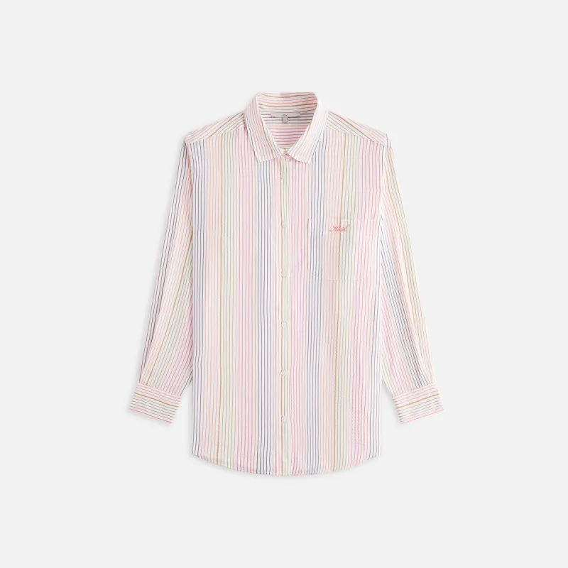 Kith Women Ora II Seersucker Shirt - White sold by Kith