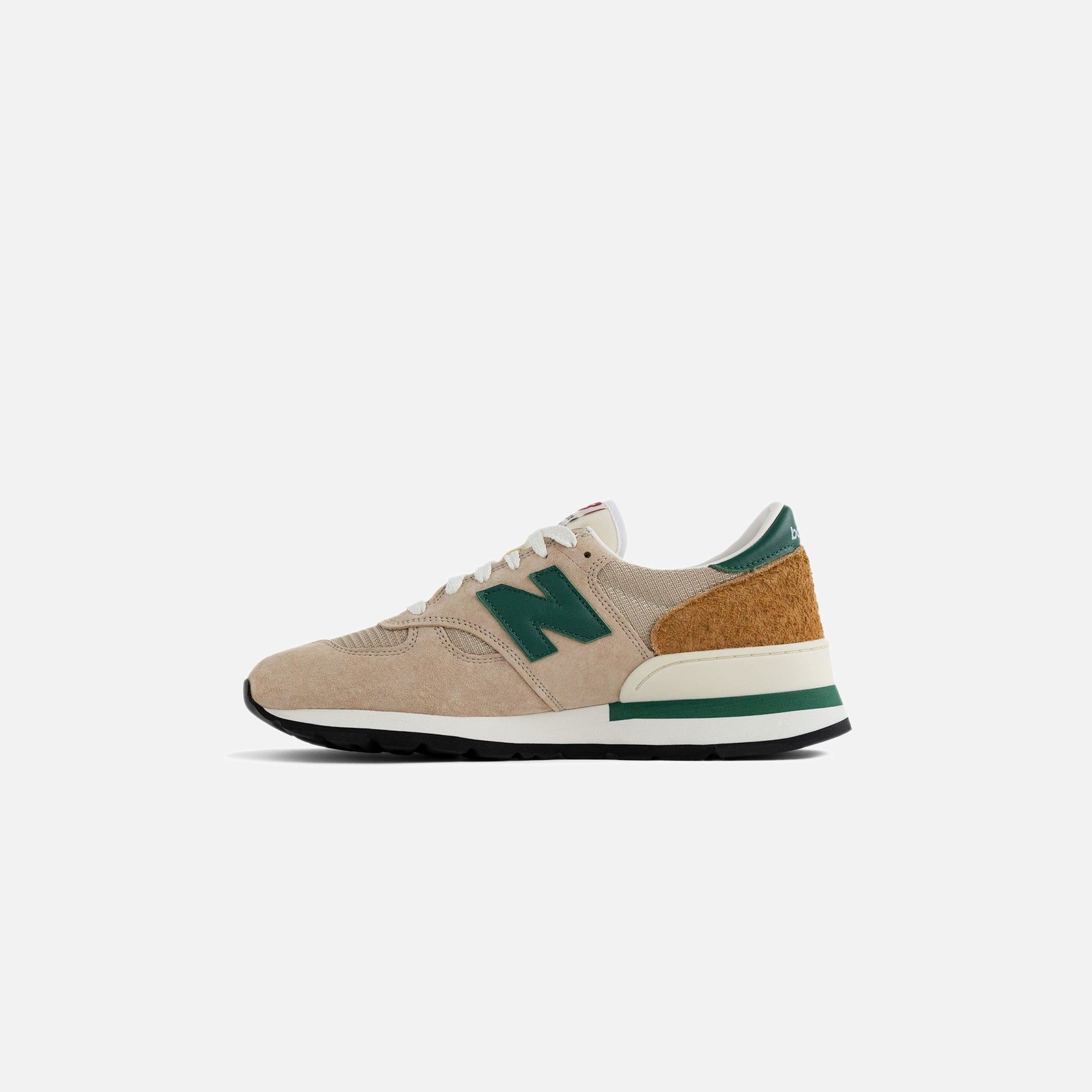 New Balance Made in USA 990 v1 - Tan / Green sold by Kith product image thumbnail 3