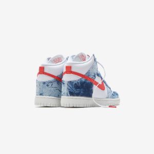 Nike Wmns Dunk High US - Multi Color / White / Sail / Habanero Red sold by Kith
