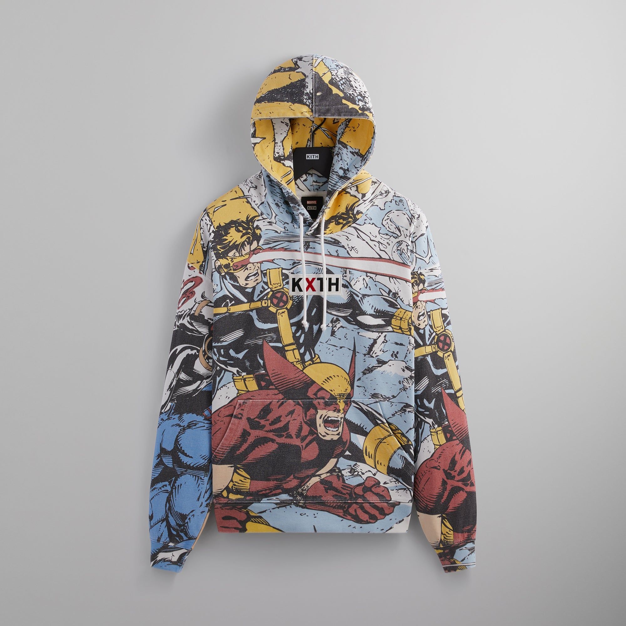Marvel | Kith Team Up Vintage Nelson Hoodie - Black