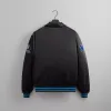 Kith for the NFL: Panthers Satin Bomber Jacket - Black sold by Kith