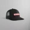 Kith Microsuede Nolan Trucker Cap - Black sold by Kith