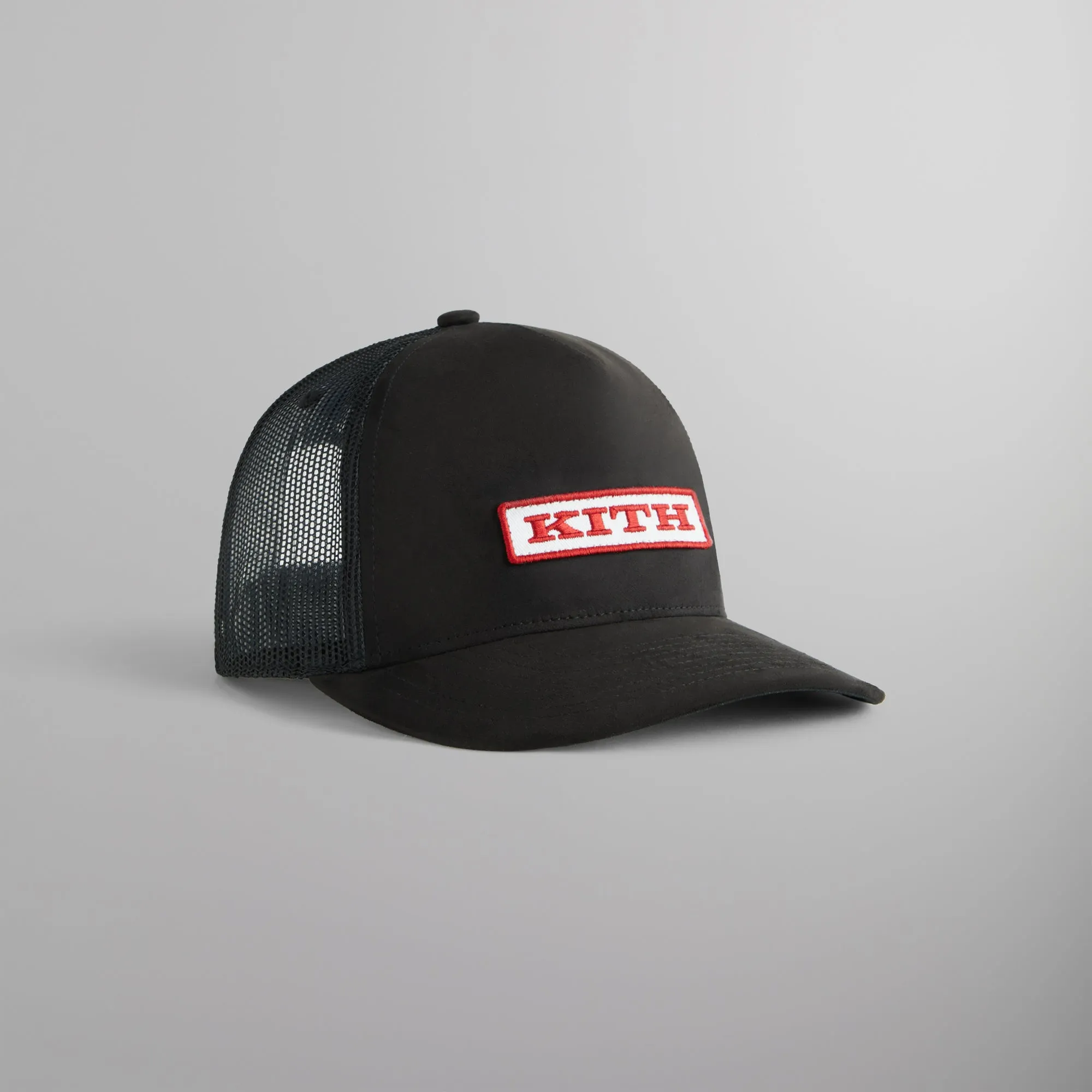 Kith Microsuede Nolan Trucker Cap - Black sold by Kith product image thumbnail 3