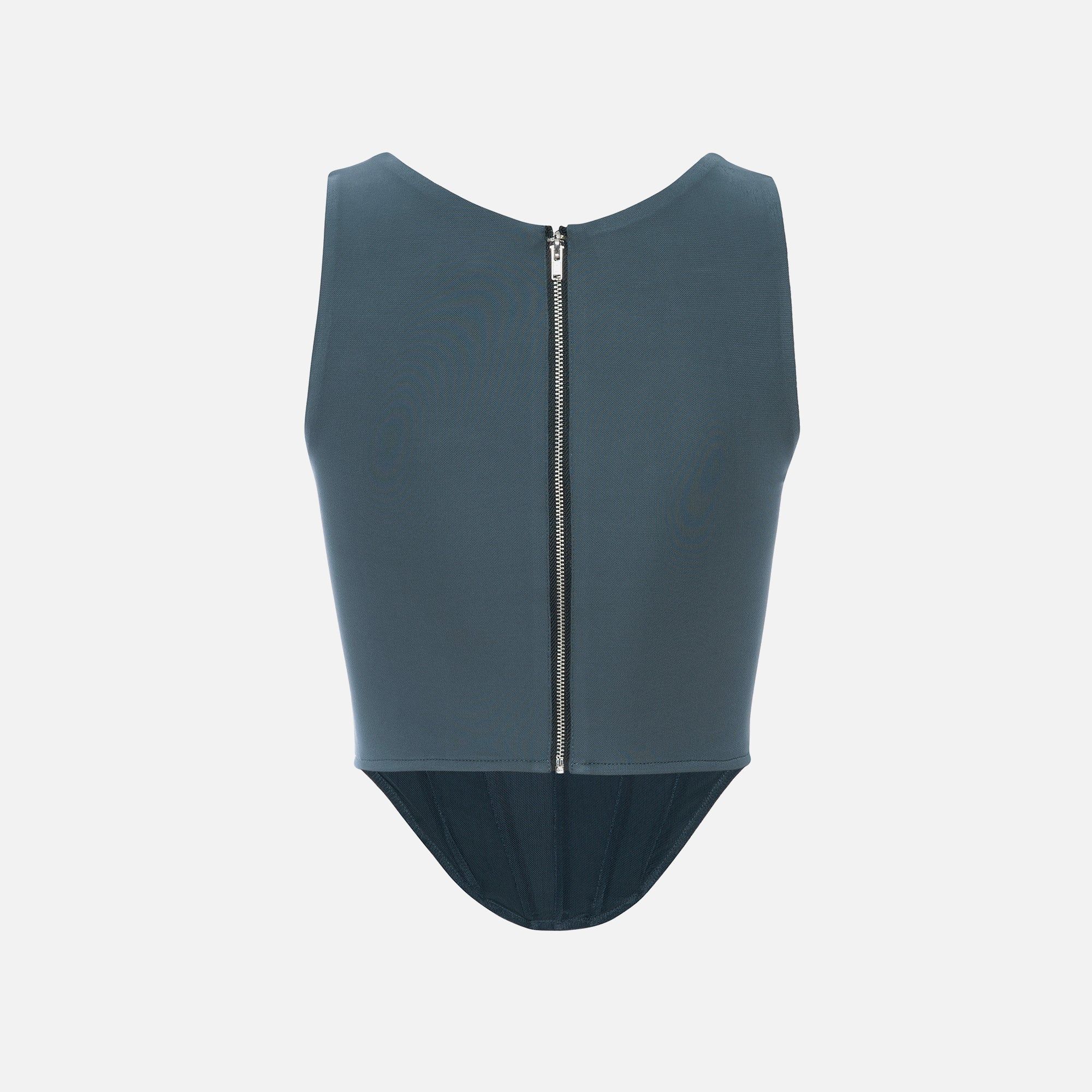 Miaou Campbell Corset - Slate Gray sold by Kith product image thumbnail 2
