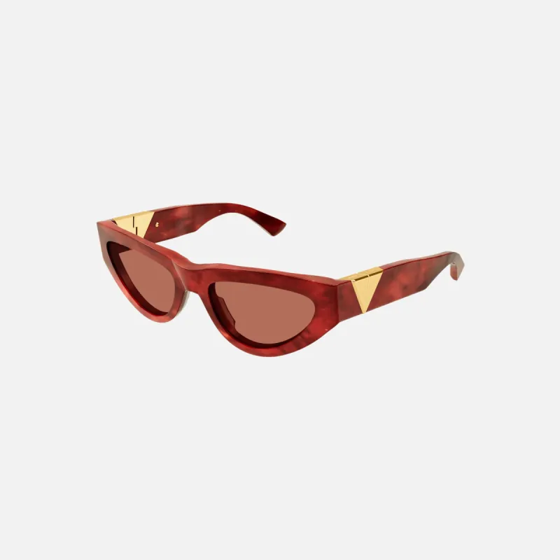 Bottega Veneta Acetate Cat Eye Frame - Havana made by Bottega Veneta