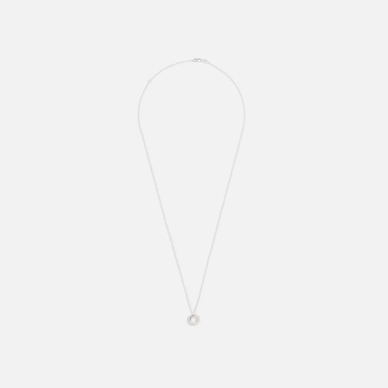 Le Gramme 1.1 Circle Pendant Brushed Silver 925 - Silver sold by Kith