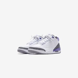 Nike Air Jordan 3 Retro - White / Black / Dark Iris / Violet Haze sold by Kith