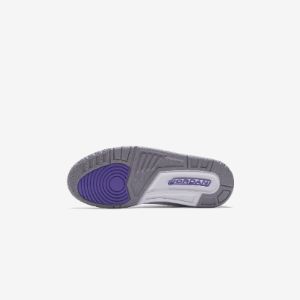 Nike Air Jordan 3 Retro - White / Black / Dark Iris / Violet Haze sold by Kith