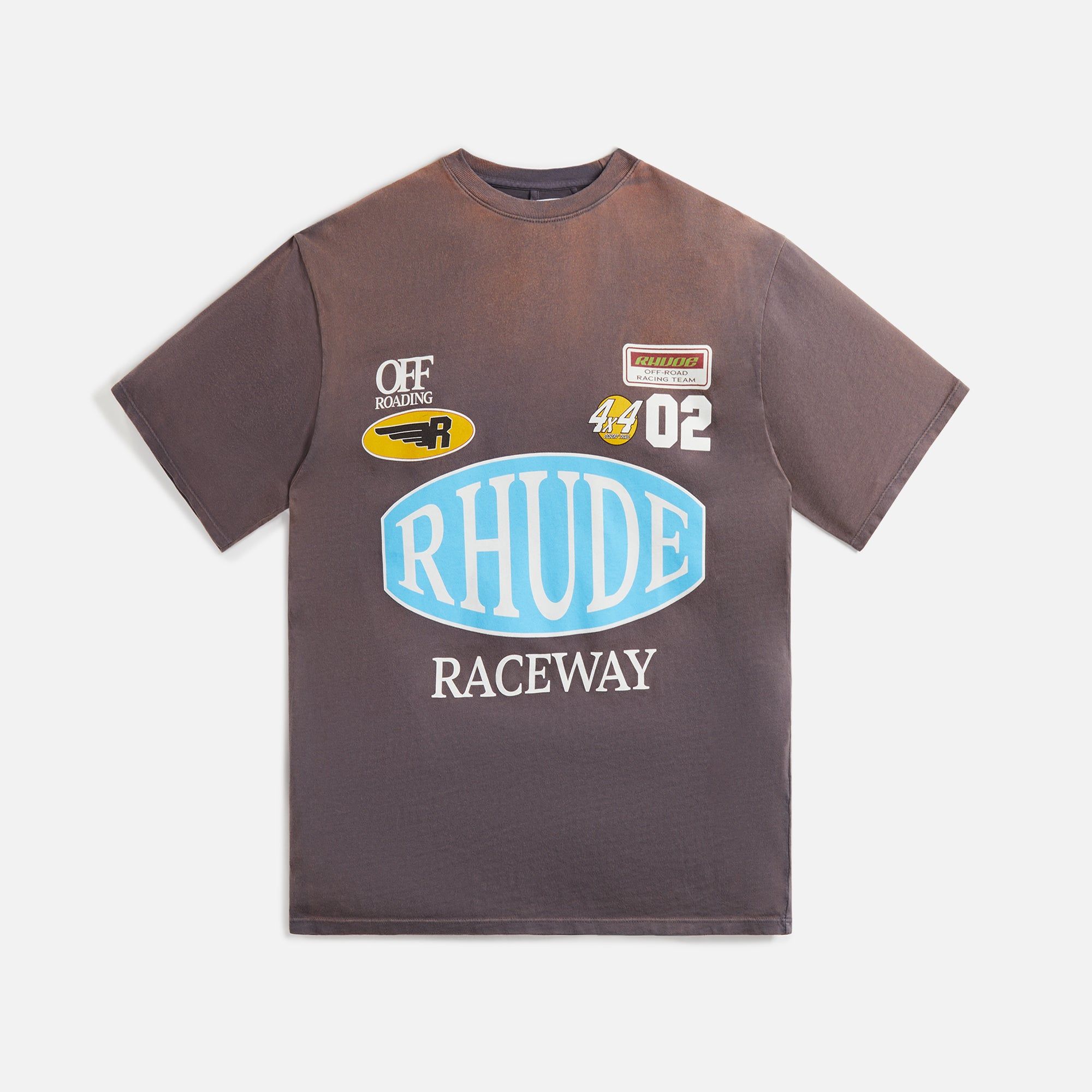 Rhude Raceway Tee - Vintage Grey sold by Kith
