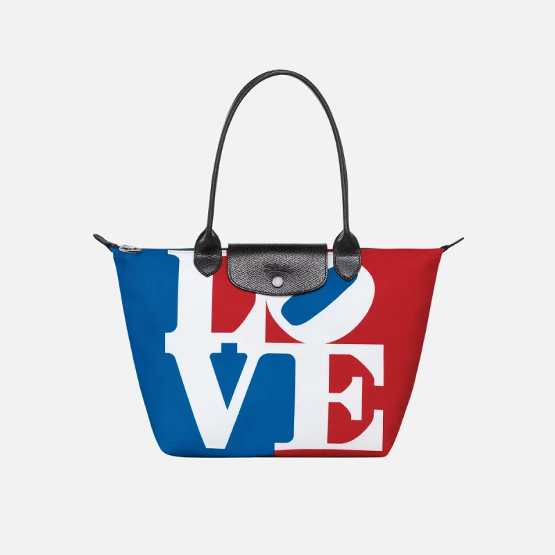 Longchamp x Robert Indiana Tote Bag - White sold by Kith