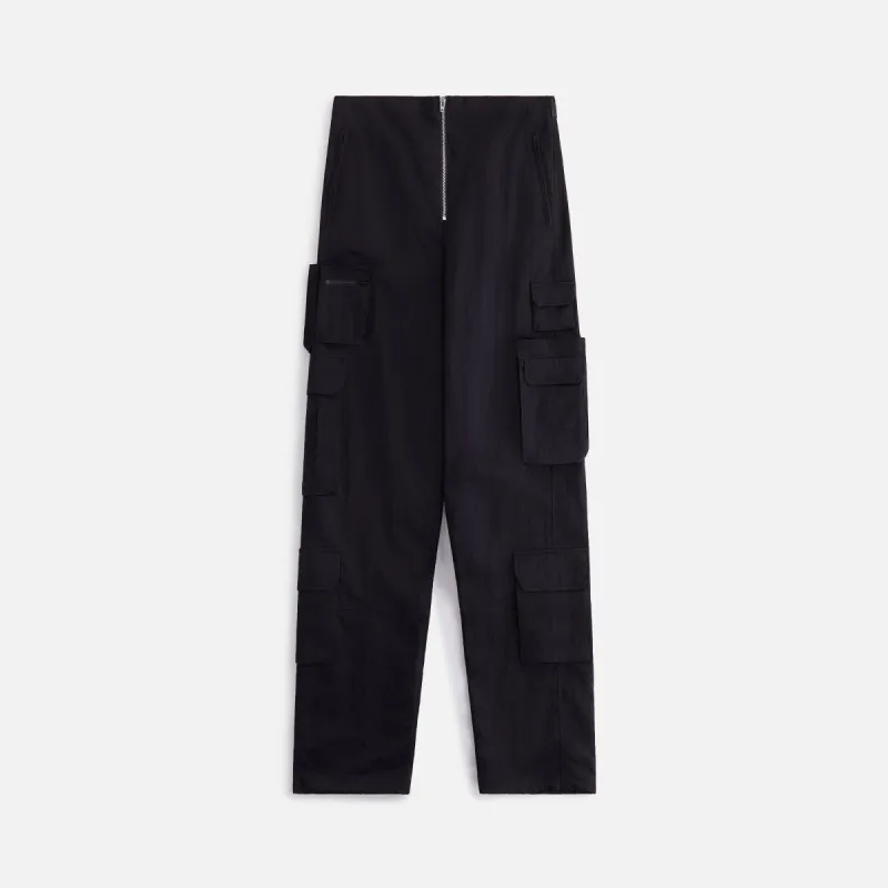 Kith Women Allyn Nylon Mid Rise Cargo - Black sold by Kith