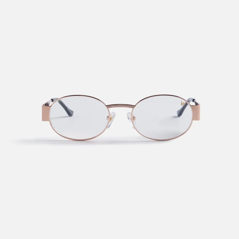 Vintage Frames Cypher - Rose Gold / Clear sold by Kith