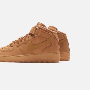 Nike Air Force 1 Mid '07 - Flax / Gum Light Brown / Black / Wheat sold by Kith