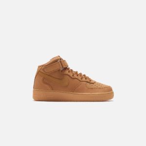 Nike Air Force 1 Mid '07 - Flax / Gum Light Brown / Black / Wheat sold by Kith