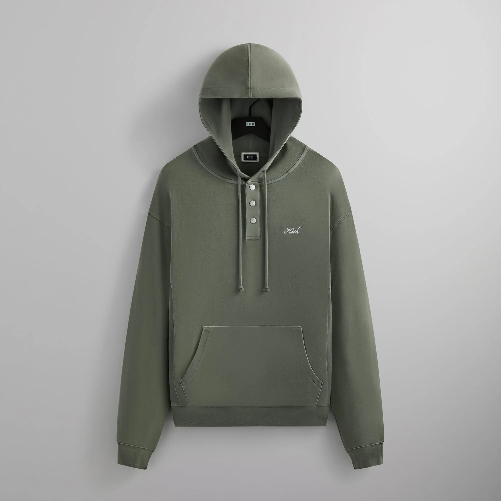 Kith Crystal Wash Interlock Williams IV Hoodie - Island sold by Kith