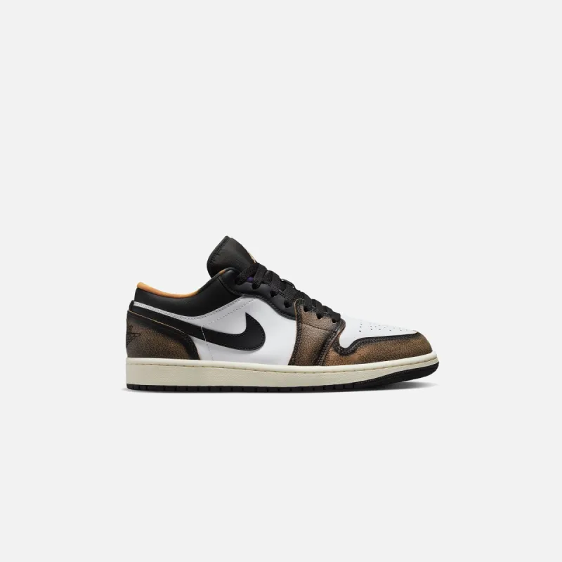 Nike Air Jordan 1 Low SE - Black / White Onyx / White / Sail sold by Kith