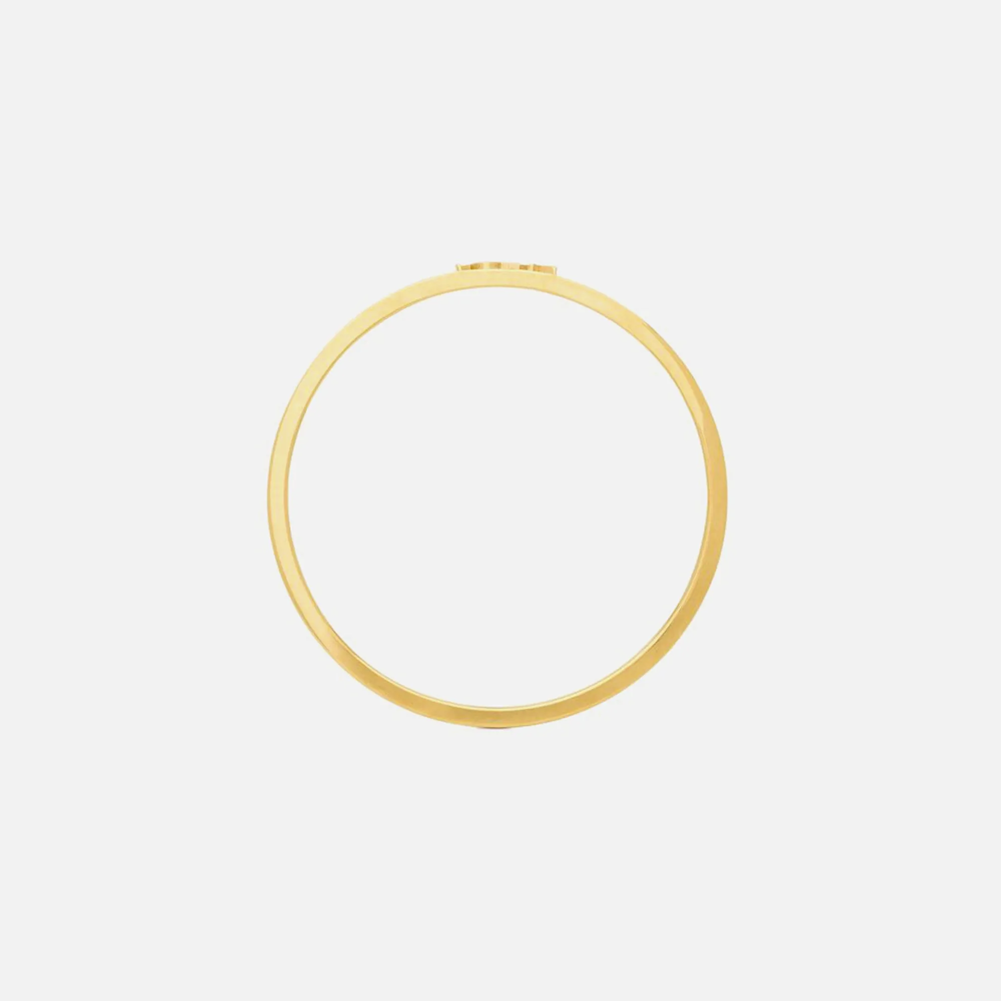 Saint Laurent Thin Bracelet - Black / Gold sold by Kith