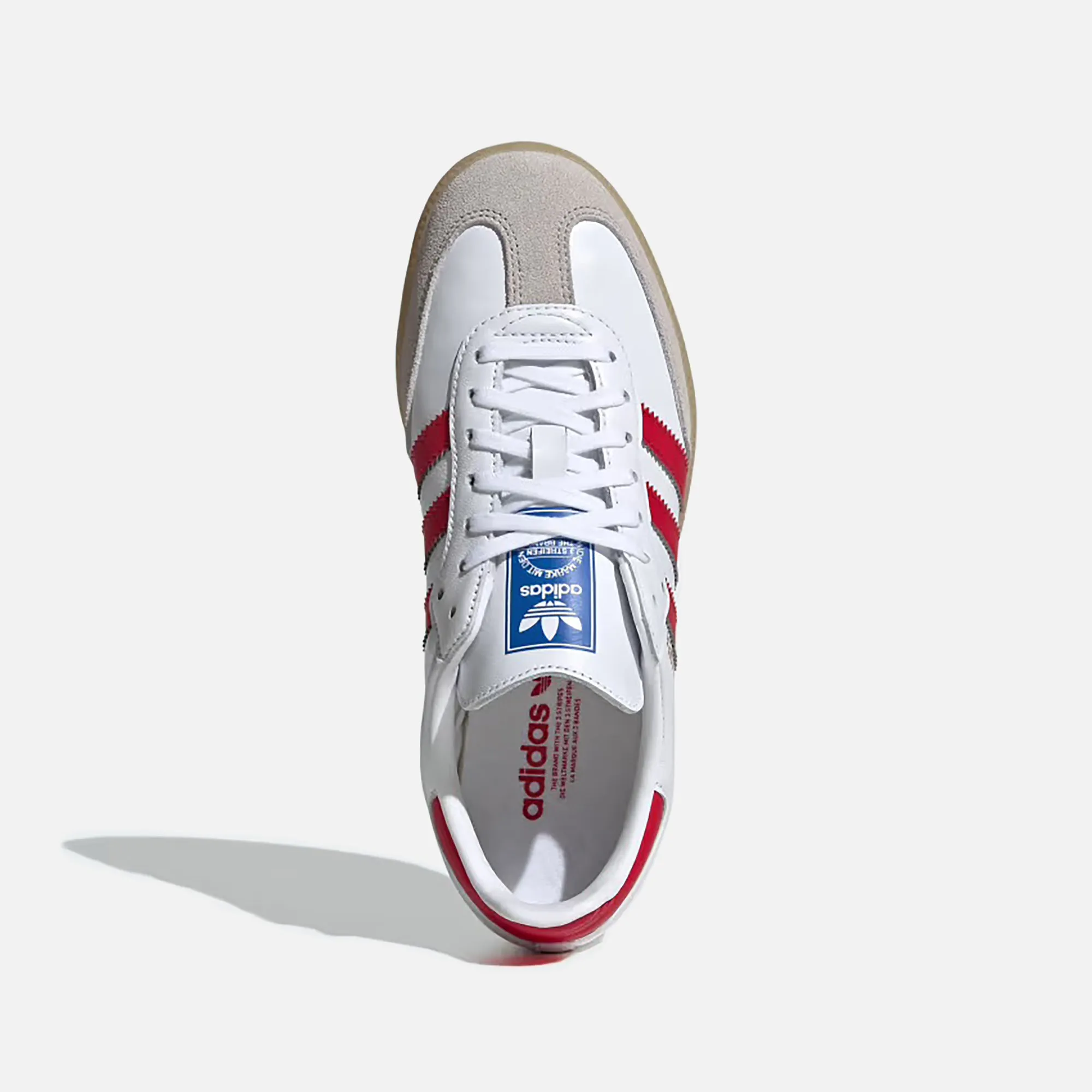 adidas PS Samba OG - Cloud White / Collegiate Red / Gum sold by Kith product image thumbnail 4