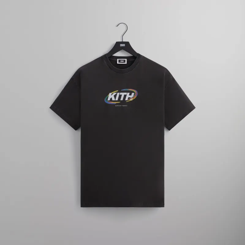 Kith Spiral Vintage Tee - Black sold by Kith