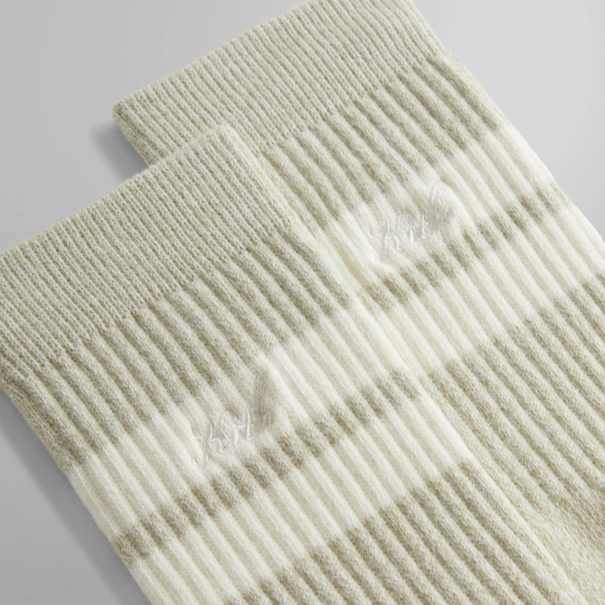 Kith Stripe Crew Socks With Script Embroidery - Region PH sold by Kith product image thumbnail 3