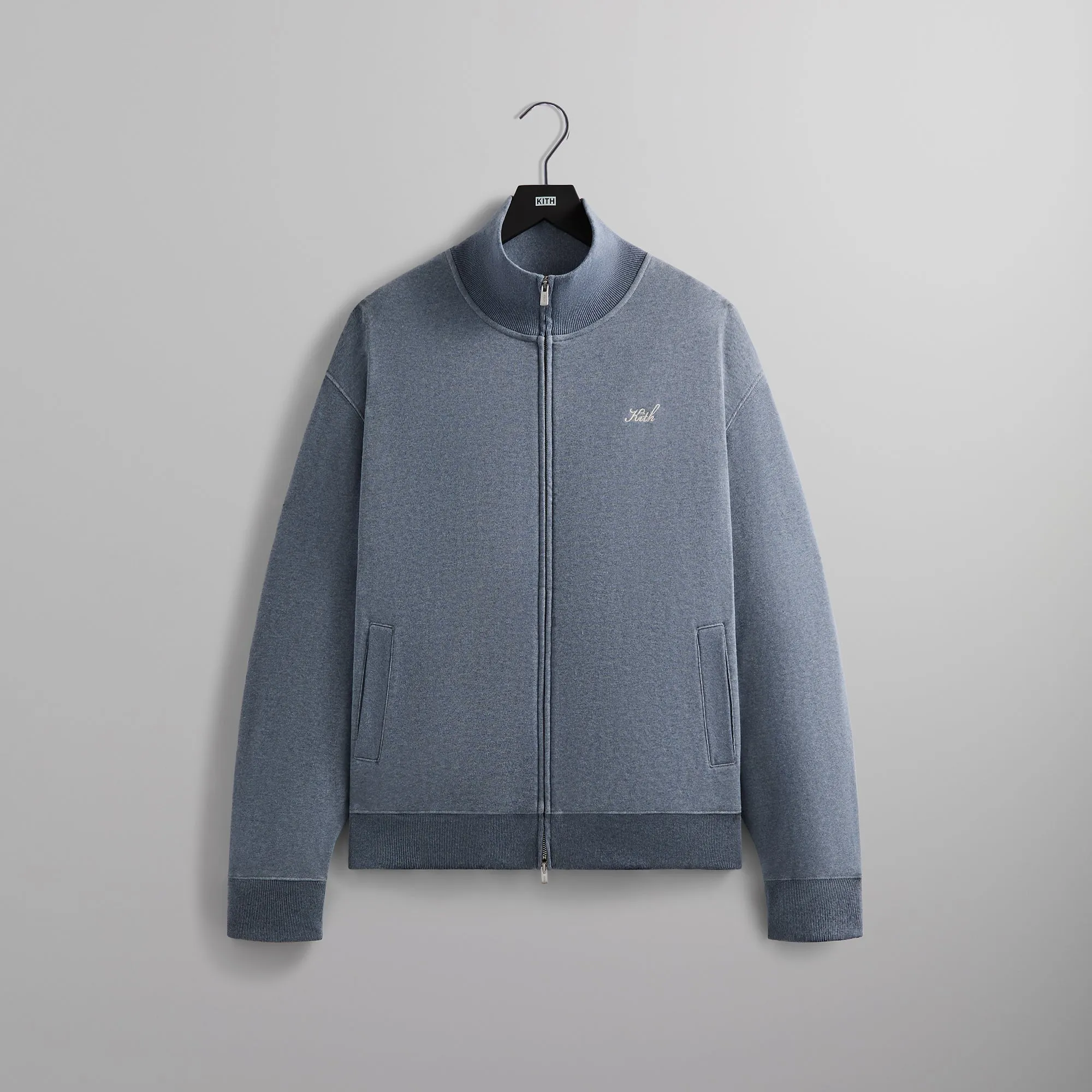 Kith Fleece Wyona Full Zip - Elevation Heather sold by Kith