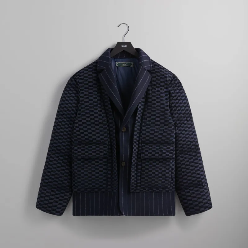 Kith Tate Puffed Combo Blazer - Nocturnal sold by Kith