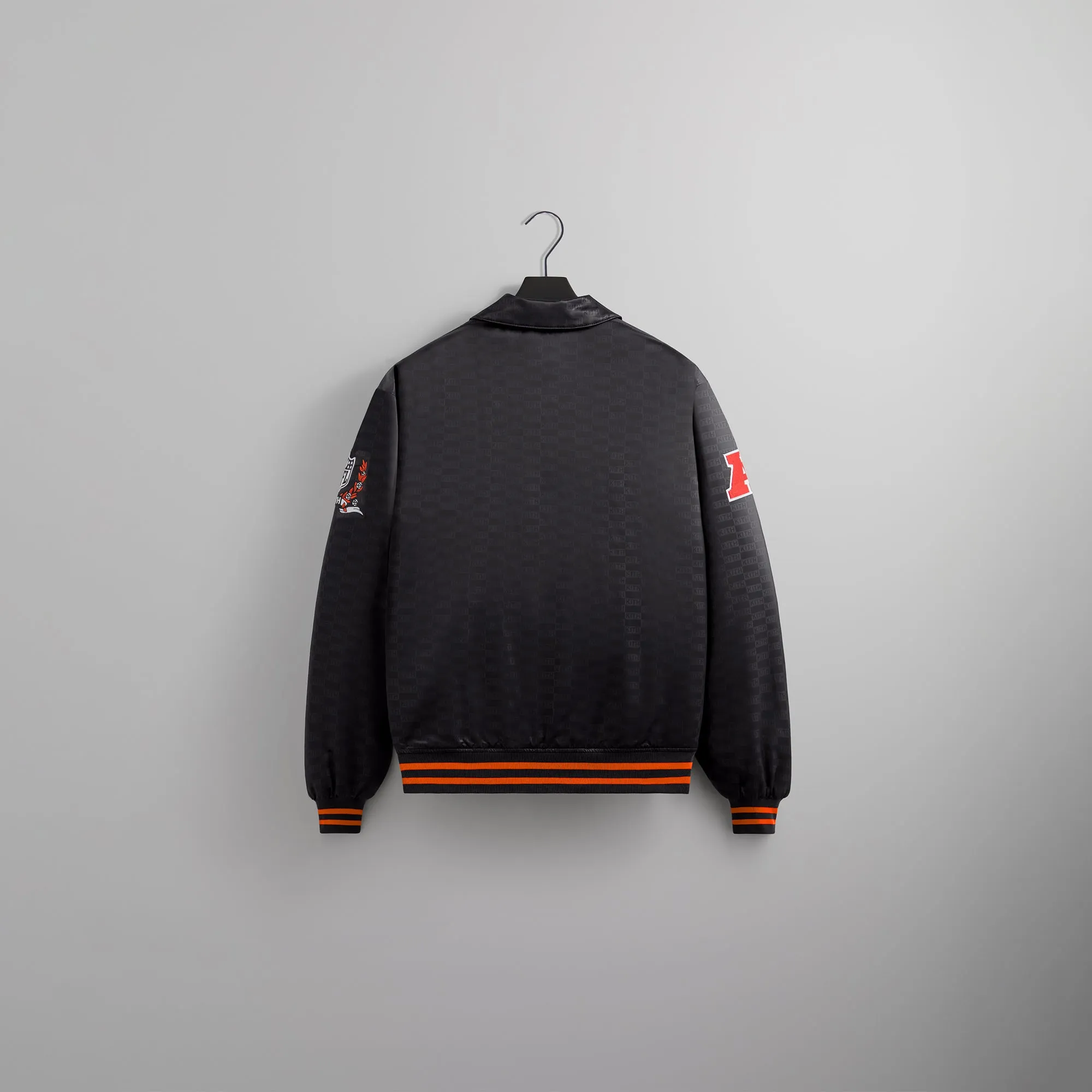 Kith for the NFL: Bengals Satin Bomber Jacket - Black sold by Kith product image thumbnail 2