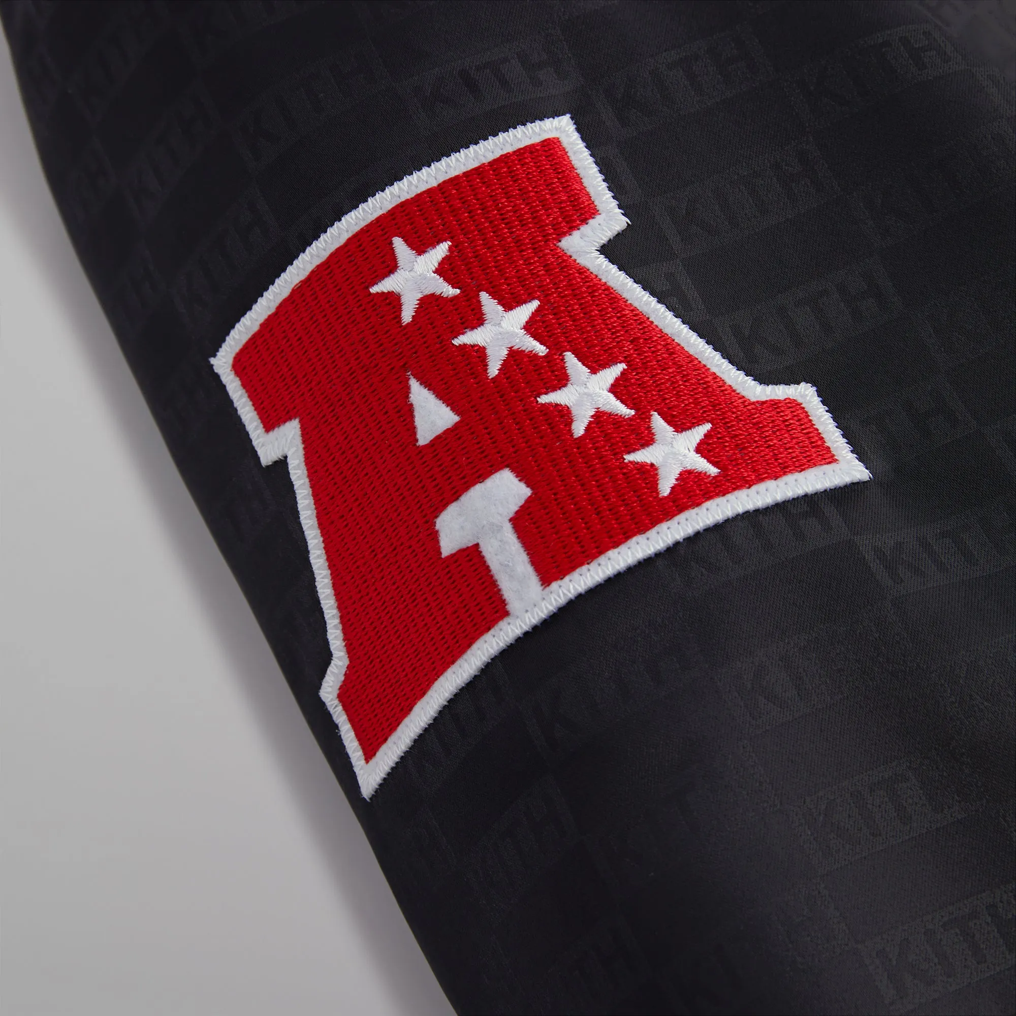 Kith for the NFL: Bengals Satin Bomber Jacket - Black sold by Kith product image thumbnail 4