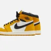 Jordan Air Jordan 1 Retro High OG RMSTD - Yellow Ochre / Black / Sail sold by Kith
