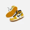 Jordan Air Jordan 1 Retro High OG RMSTD - Yellow Ochre / Black / Sail sold by Kith