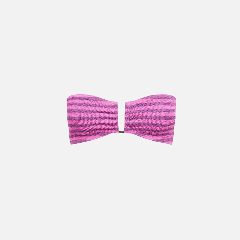 Bond Eye Blake Bandeau - Cerise Stripe sold by Kith