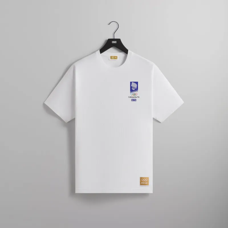 Kith for Olympics Heritage Lillehammer 1994 Vintage Tee - White sold by Kith