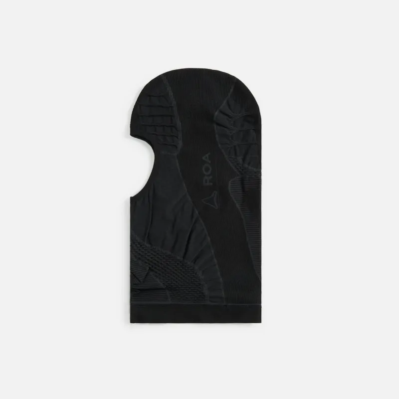 ROA Balaclava 3D Knit - Grey Black sold by Kith