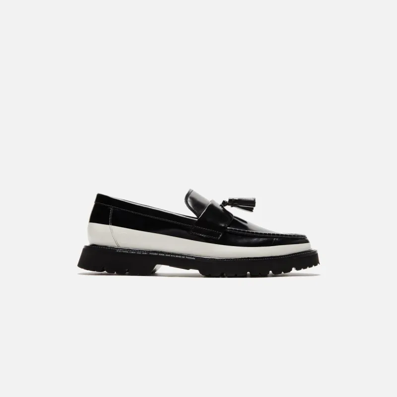 Cole Haan x Fragment Tassel Loafer - Black / White / Black sold by Kith