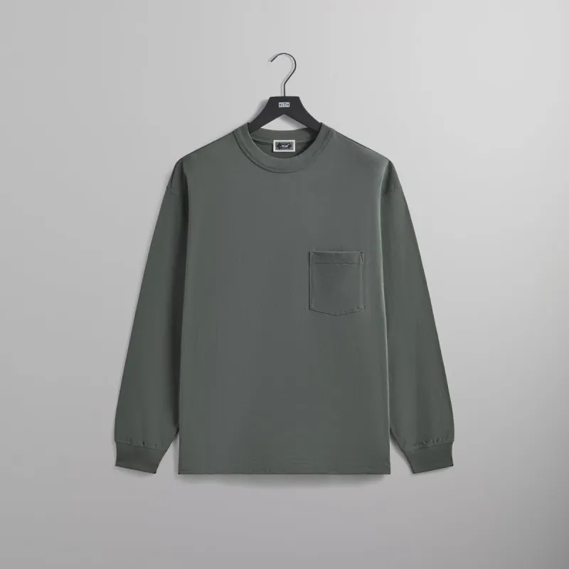 Kith Long Sleeve Leonard Pocket Tee - Machine sold by Kith