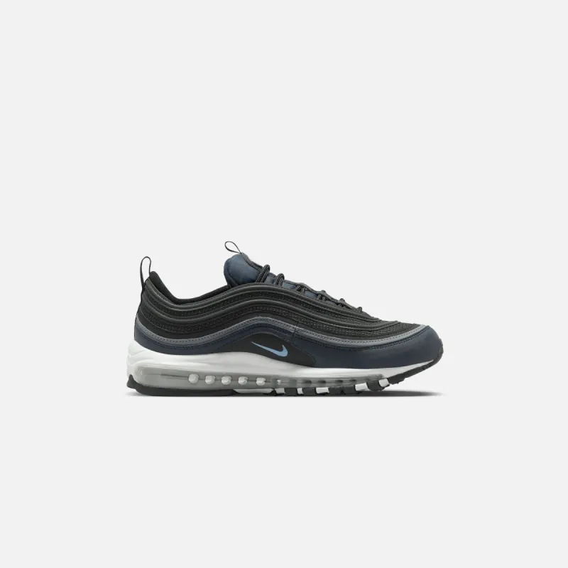 Nike Air Max 97 - Black / University Blue / Dark Obsidian / Pure Platinum / White sold by Kith