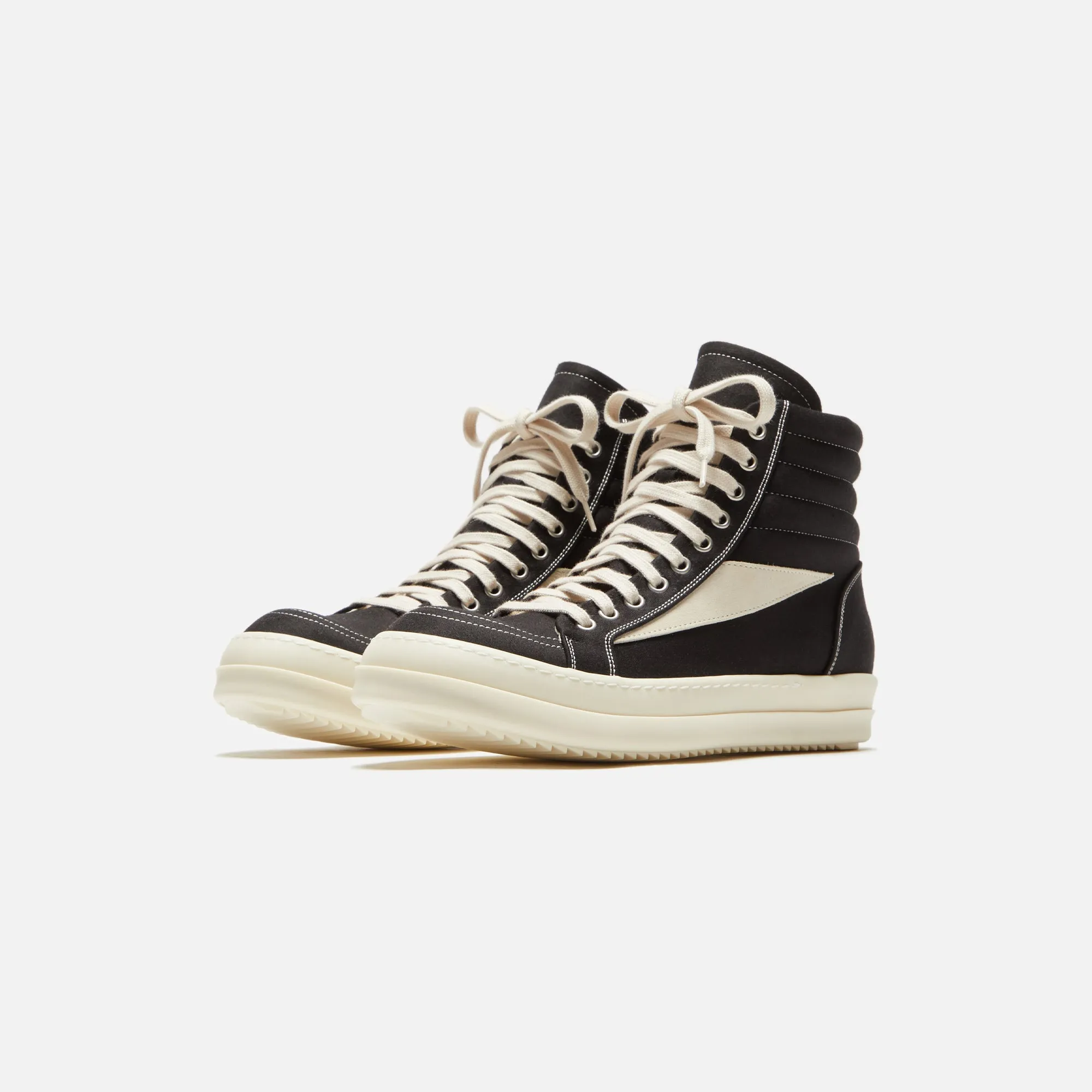 Rick Owens Vintage High Sneaker - Scarpe Black / Milk / Milk sold by Kith product image thumbnail 2