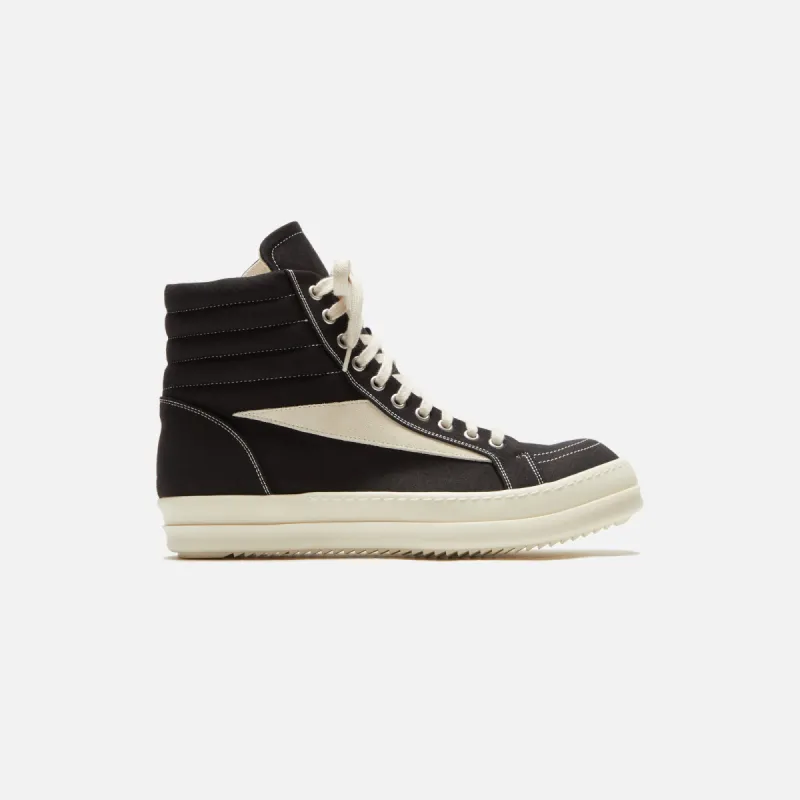 Rick Owens Vintage High Sneaker - Scarpe Black / Milk / Milk sold by Kith