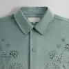 Kith Isaac Microsuede Buttondown - Harbour sold by Kith